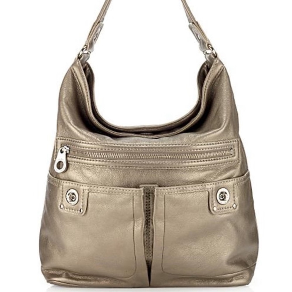 Marc by Marc Jacobs Vintage Totally Turnlock metallic hobo